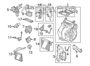Актуатор моторчик привід печі кондиціонер Honda CRZ 11-16