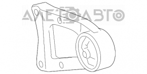 Опора редуктора левая Toyota Rav4 13-18