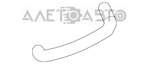 Патрубок охлаждения верхний VW Jetta 11-18 USA 2.0