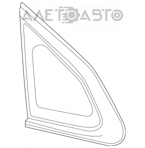 Форточка глухое стекло задняя правая Chevrolet Malibu 16-