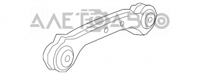 Рычаг поперечный задний правый Chevrolet Malibu 16- С/Б под замену
