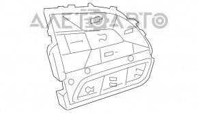 Кнопки управления на руле Jeep Grand Cherokee WK2 14-21 прав