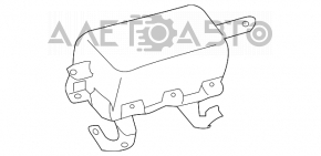 Подушка безопасности airbag пассажирская в торпеде Toyota Rav4 13-18