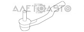 Рулевая тяга с наконечником левая Mazda CX-7 06-09