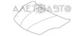 Капот голый Toyota Sienna 04-10