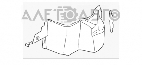 Обшивка арки ліва Kia Optima hybrid 11-15