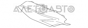 Решетка дворников пластик левая Porsche Cayenne 958 11-17