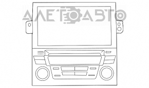 Монитор, дисплей, навигация Subaru Outback 10-14