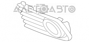 Нижняя левая решетка переднего бампера под птф Toyota Prius 20 04-09