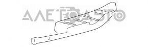 Накладка порога задняя левая Toyota Rav4 06-12