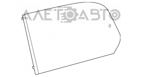 Форточка глухое стекло задняя правая Lexus GX470 03-09