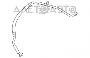 Трубка кондиціонера довга, залізо Mazda3 MPS 09-13