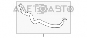 Патрубок охлаждения верхний Mazda3 MPS 09-13