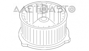 Мотор вентилятор печки Mazda CX-5 13-16