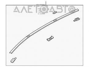 Накладка крыши правая Mazda CX-7 06-09