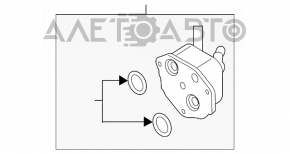 Охладитель масляный ДВС Mazda CX-9 16-
