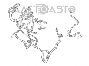 Проводка моторна Mazda CX-9 16- 2.5 fwd