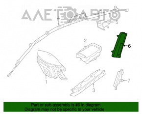 Подушка безпеки airbag сидіння прав Mercedes GLA 14-20