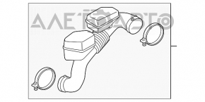Воздуховод на коллектор Hyundai Santa FE Sport 13-16 2.4 нет крышки, дефект по кромке