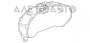 Щиток приборов Mazda CX-5 13-16 царапины