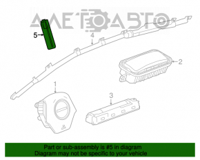 Подушка безопасности airbag сидения правого Chevrolet Camaro 16-