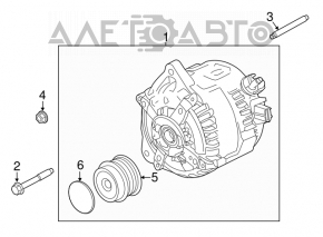 Генератор Ford Mustang mk6 15-3.7