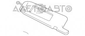 Козырек левый Toyota Camry v30 2.4 серый новый OEM оригинал