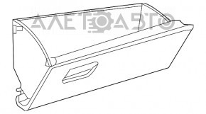 Перчаточный ящик, бардачок Toyota Prius 50 16- серый, царапины
