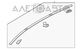 Накладка даху права Mazda CX-9 16- злам кріп
