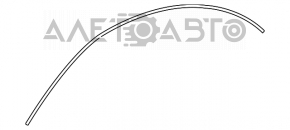 Молдинг даху бічний хром правий Mercedes CLA 14-19