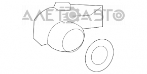 Парктроник задний Porsche Cayenne 958 11-14 без кольца новый неоригинал BLIC
