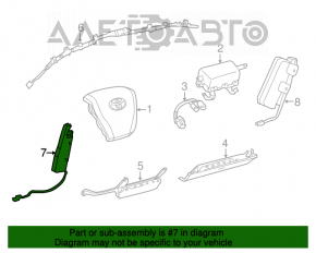 Подушка безопасности airbag сидение передняя правая Toyota Avalon 13-18