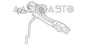 Механізм ручки двері перед прав Mazda CX-9 16-