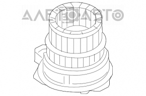 Мотор вентилятор печки Mazda CX-9 16-