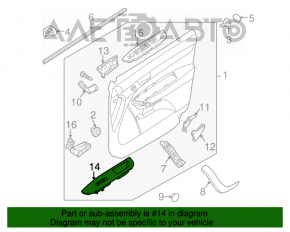Управление стеклоподъемником передним правым Kia Sorento 10-15