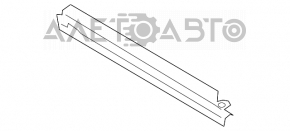 Дефлектор радиатора верх Kia Sorento 10-15 2.4, 3.3 нет фрагмента
