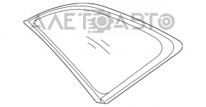 Форточка глухое стекло задняя левая Kia Sorento 10-15 хром