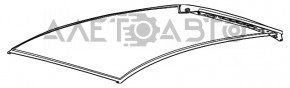 Крыша металл Ford Focus mk3 11-18 5d без люка на кузове, шпаклеванная