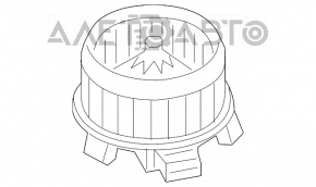 Мотор вентилятор печки Lincoln Nautilus 19-23