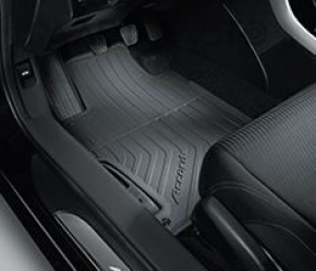 Комплект ковриков салона Honda Accord 13-17 резина, 3шт без переднего левого