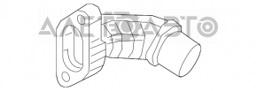 Патрубок интеркулера правый от кулера первый Honda Accord 18-22 1.5Т пластик