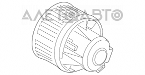 Мотор вентилятор пічки Ford Transit Connect MK2 13-