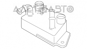Масляный охладитель АКПП Ford Escape MK3 13-19 1.6T 2.5 2.0T