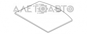 Підлога багажника Ford Escape MK3 13-чорна
