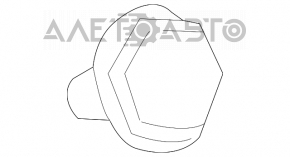 Кнопки мультимедиа на руле правые Ford Focus mk3 11-14 дорест, тип 1