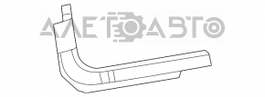 Накладка порога внутренняя передняя правая Chrysler 200 15-17 черн, царапины