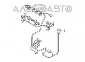 Проводка моторная VW Passat b7 12-15 USA 2.5