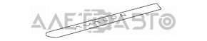 Накладка порога передня права Toyota Avalon сіра 05-12 сіра, з хромованою накладкою, подряпини, тичка