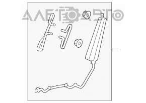 Подушка безпеки airbag сидіння прав Honda Accord 13-17 без кожуха