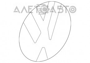 Эмблема VW крышки багажника VW Passat b8 16-19 USA сломаны направляйки